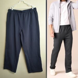 AMAZON ESSENTIALS MEN’S FLEECE OPEN BOTTOM SWEATPANT BIG & TALL XXL